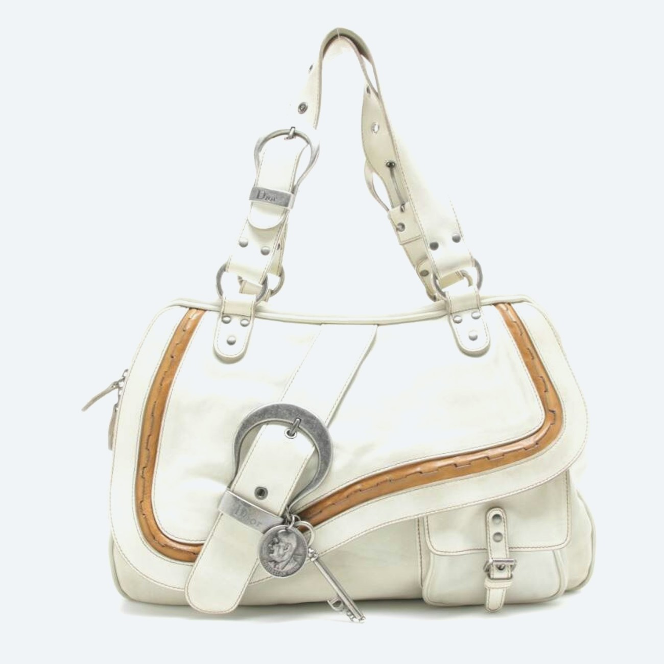 Image 1 of Tragespuren Shoulder Bag Beige in color White | Vite EnVogue