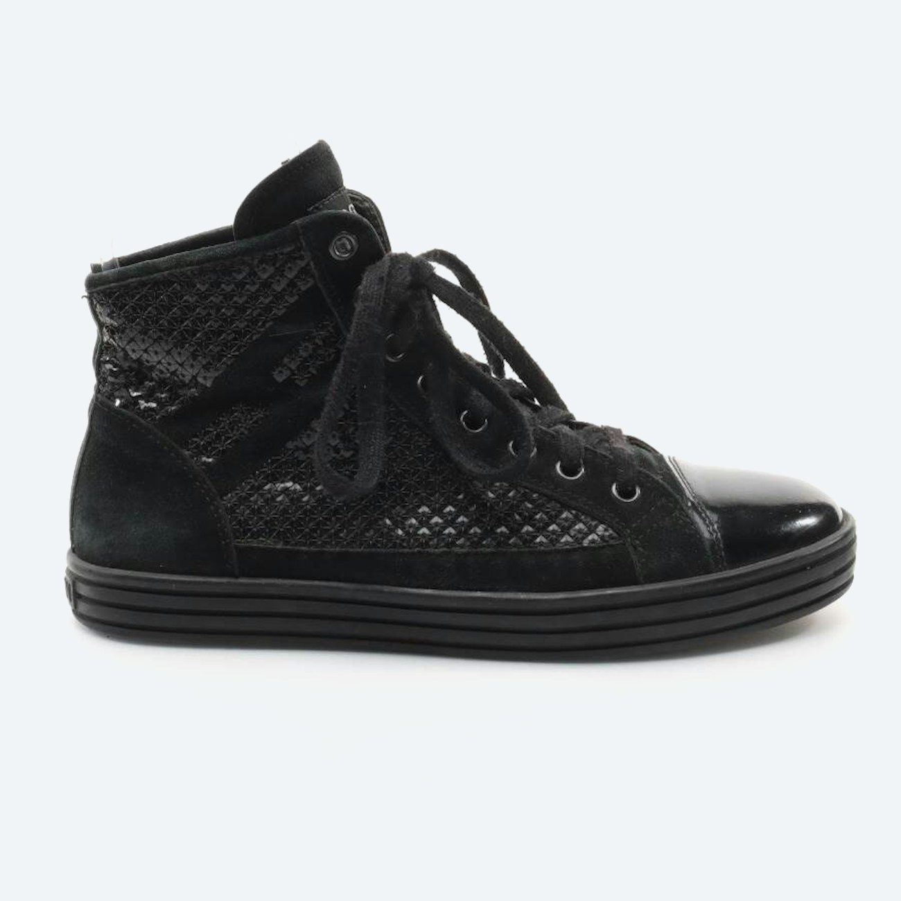 Image 1 of High-Top Sneakers EUR 37.5 Black in color Black | Vite EnVogue