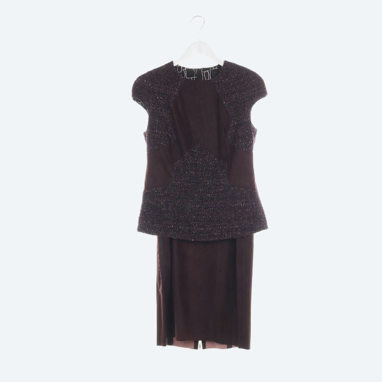 Image 1 of Shirt with Skirt 40 Brown in color Brown | Vite EnVogue