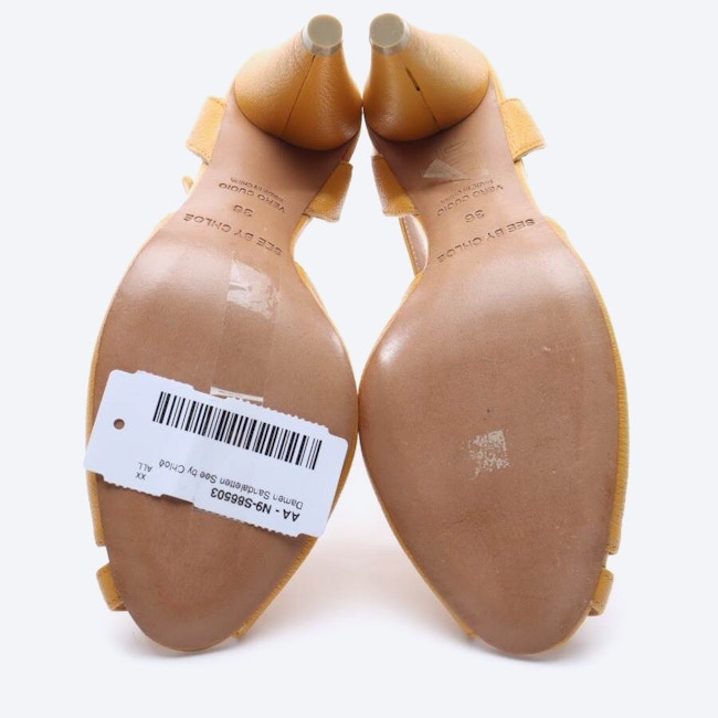 Image 4 of Heeled Sandals EUR 36 Orange in color Orange | Vite EnVogue
