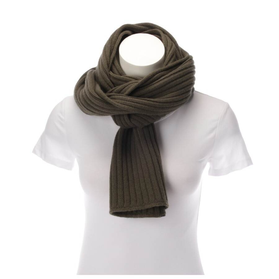 Image 1 of Wool Scarf Olive Green in color Green | Vite EnVogue
