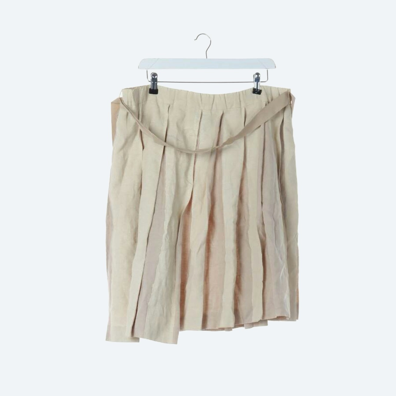 Image 1 of Linen Skirt 34 Light Brown in color Brown | Vite EnVogue