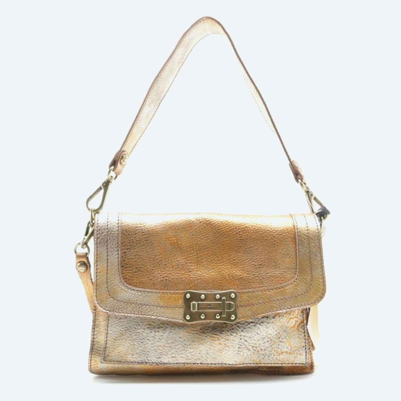 Image 1 of Shoulder Bag Copper in color Metallic | Vite EnVogue