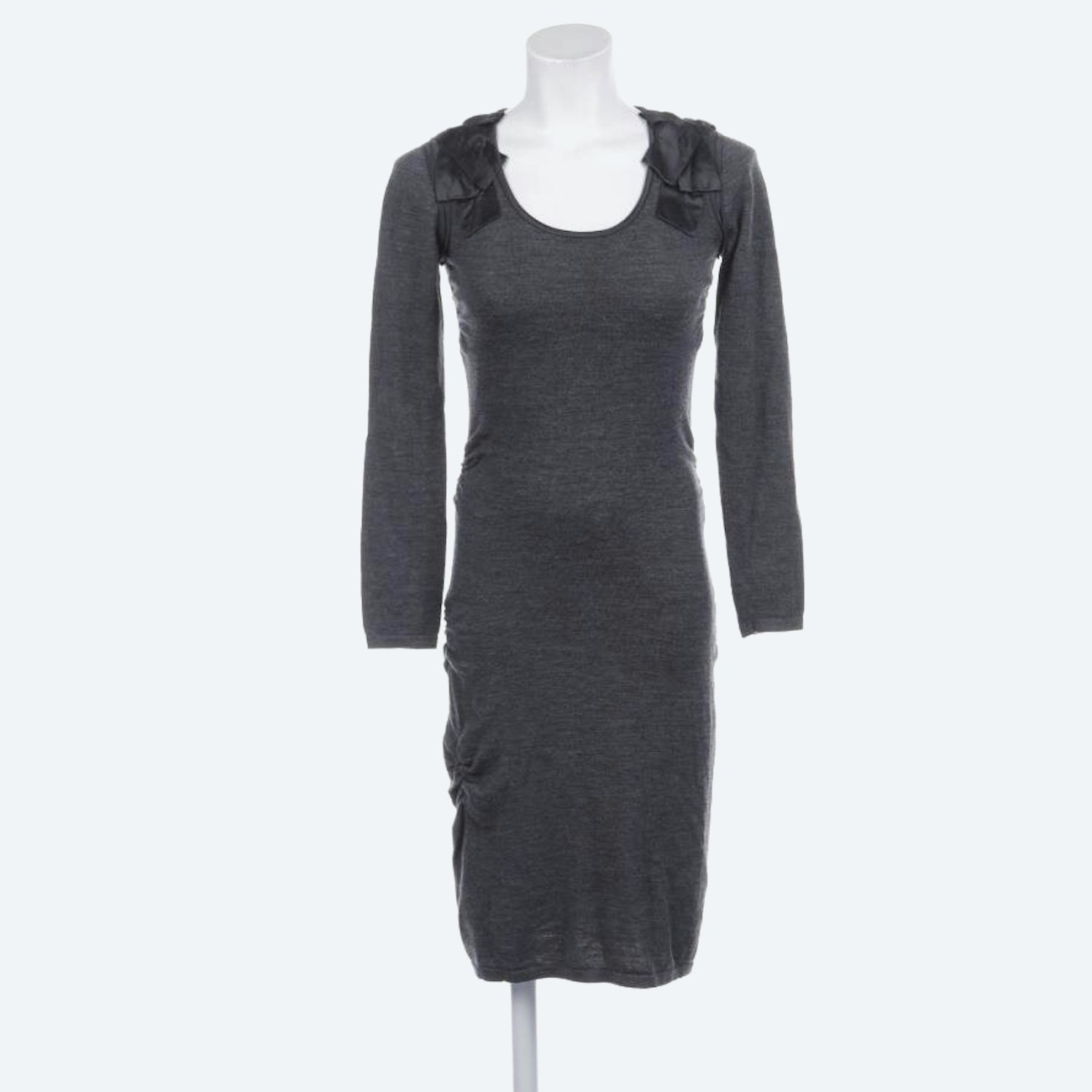 Image 1 of Wool Dress 36 Dark Gray in color Gray | Vite EnVogue