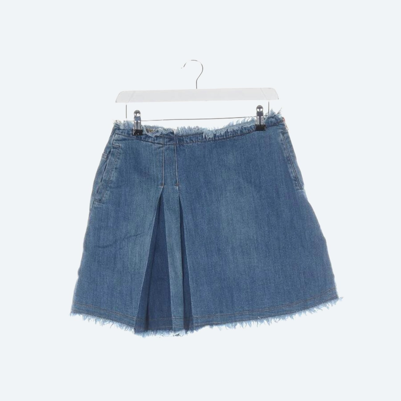 Image 1 of Mini Skirt W28 Blue in color Blue | Vite EnVogue