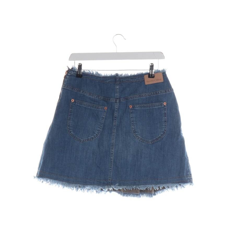 Image 2 of Mini Skirt W28 Blue in color Blue | Vite EnVogue
