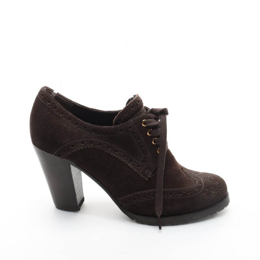 Image 1 of Ankle Boots EUR 36.5 Dark Brown in color Brown | Vite EnVogue