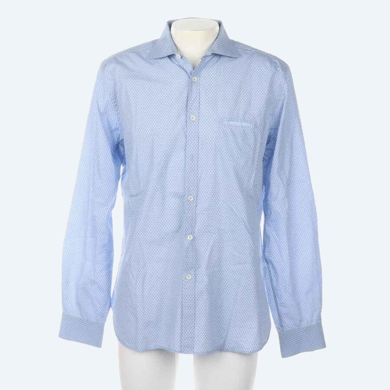 Image 1 of Casual Shirt 44 Light Blue in color Blue | Vite EnVogue