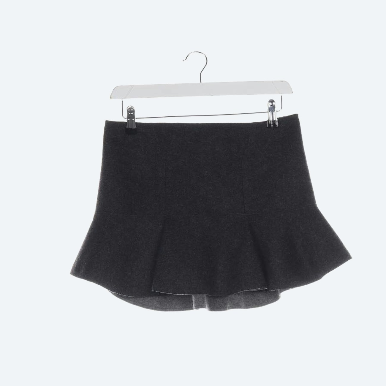 Image 1 of Mini Skirt 36 Dark Gray in color Gray | Vite EnVogue
