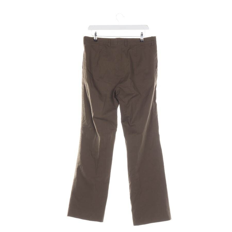 Image 2 of Trousers 80 Olive Green in color Green | Vite EnVogue