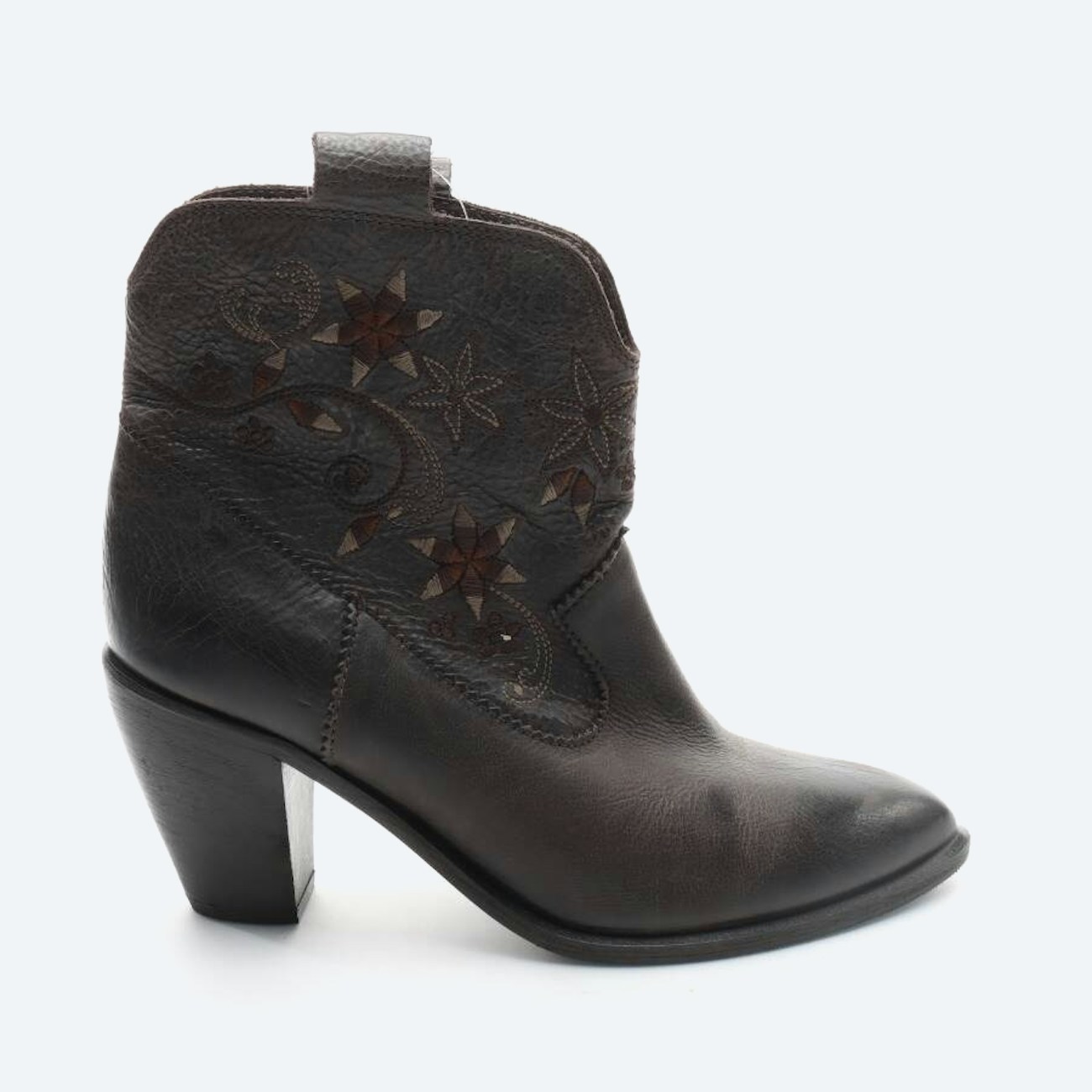 Image 1 of Ankle Boots EUR 40 Dark Brown in color Brown | Vite EnVogue