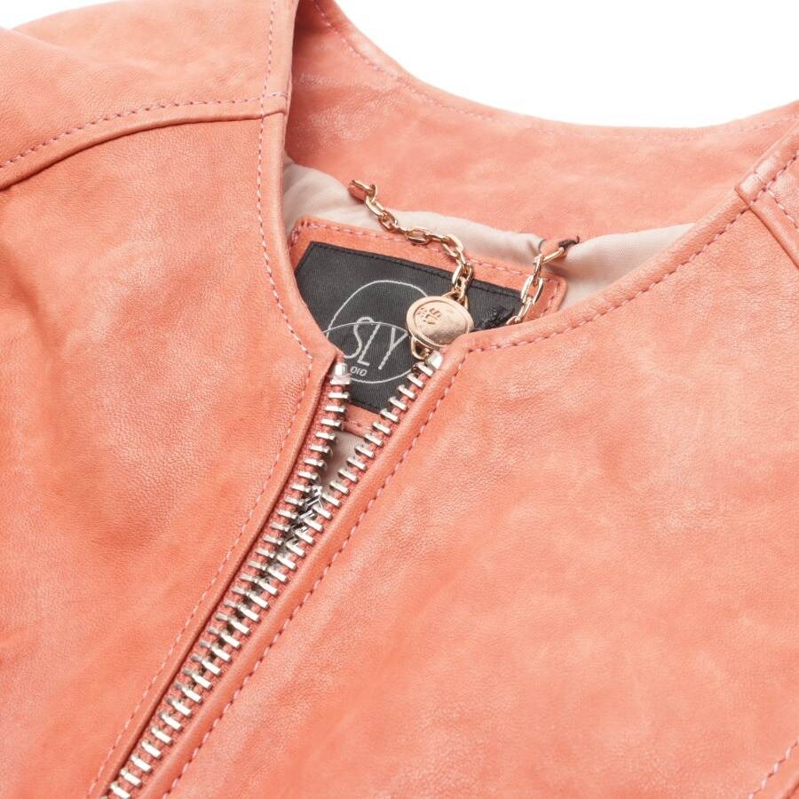 Image 3 of LeatherJacket S Peach in color Orange | Vite EnVogue