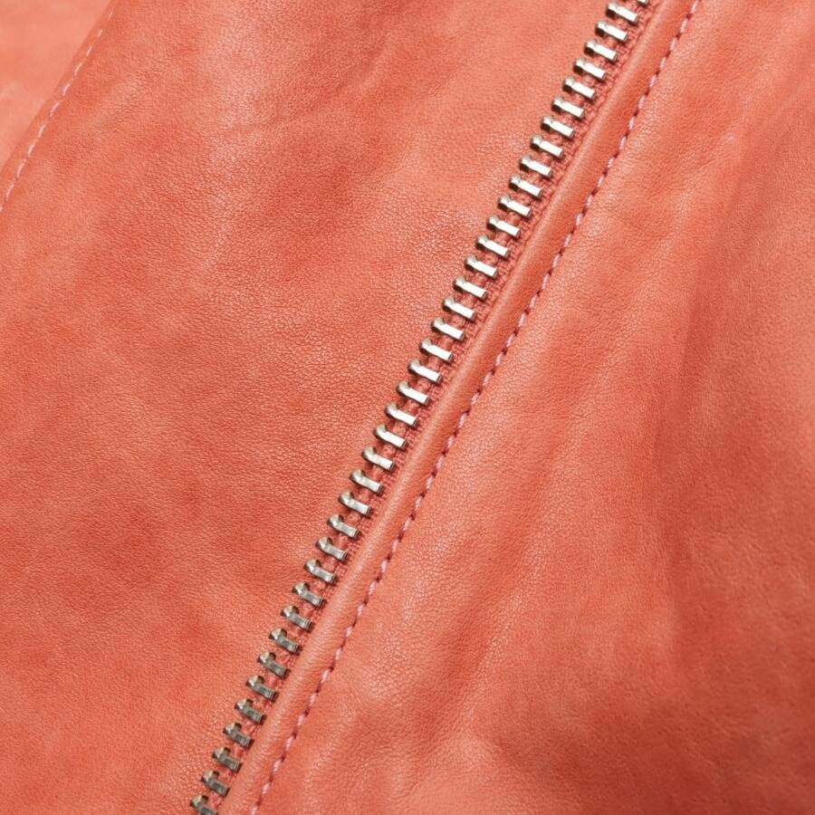 Image 4 of LeatherJacket S Peach in color Orange | Vite EnVogue