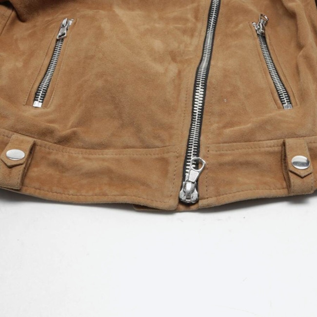 Image 4 of LeatherJacket 40 Camel in color Brown | Vite EnVogue