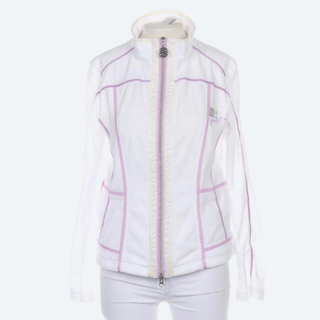 Image 1 of Sweat Jacket 38 White in color White | Vite EnVogue