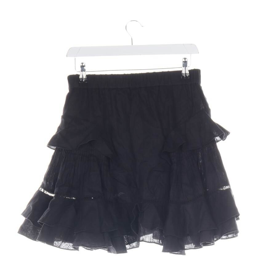 Image 2 of Linen Skirt 36 Black in color Black | Vite EnVogue