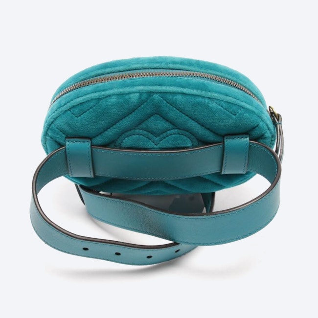 Image 2 of Marmont Belt Bag Turquoise in color Blue | Vite EnVogue