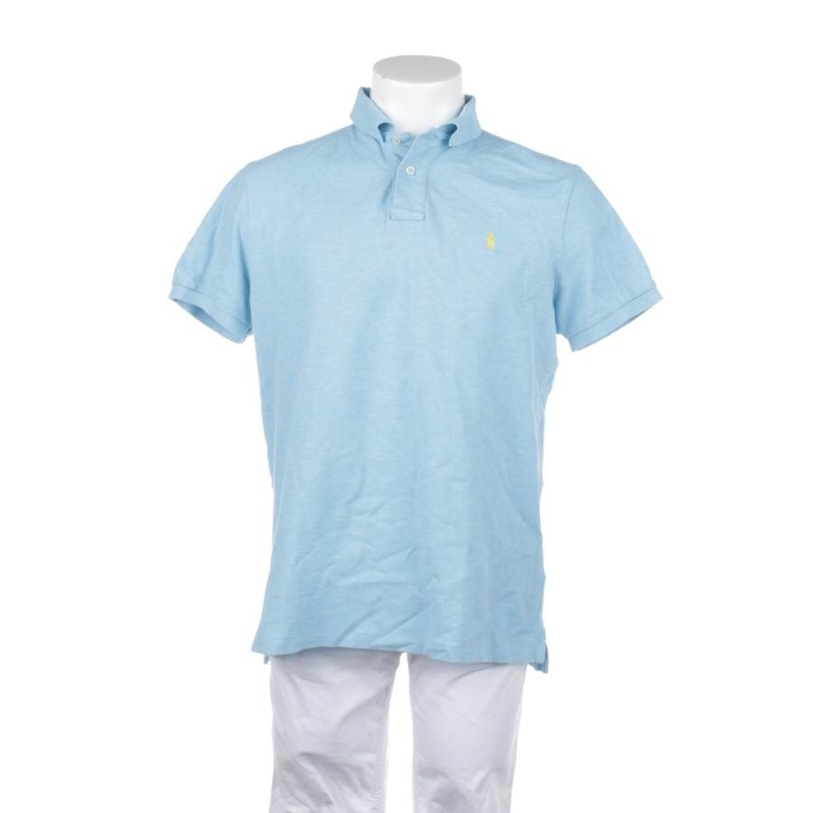 Image 1 of Polo Shirt L Lightblue in color Blue | Vite EnVogue