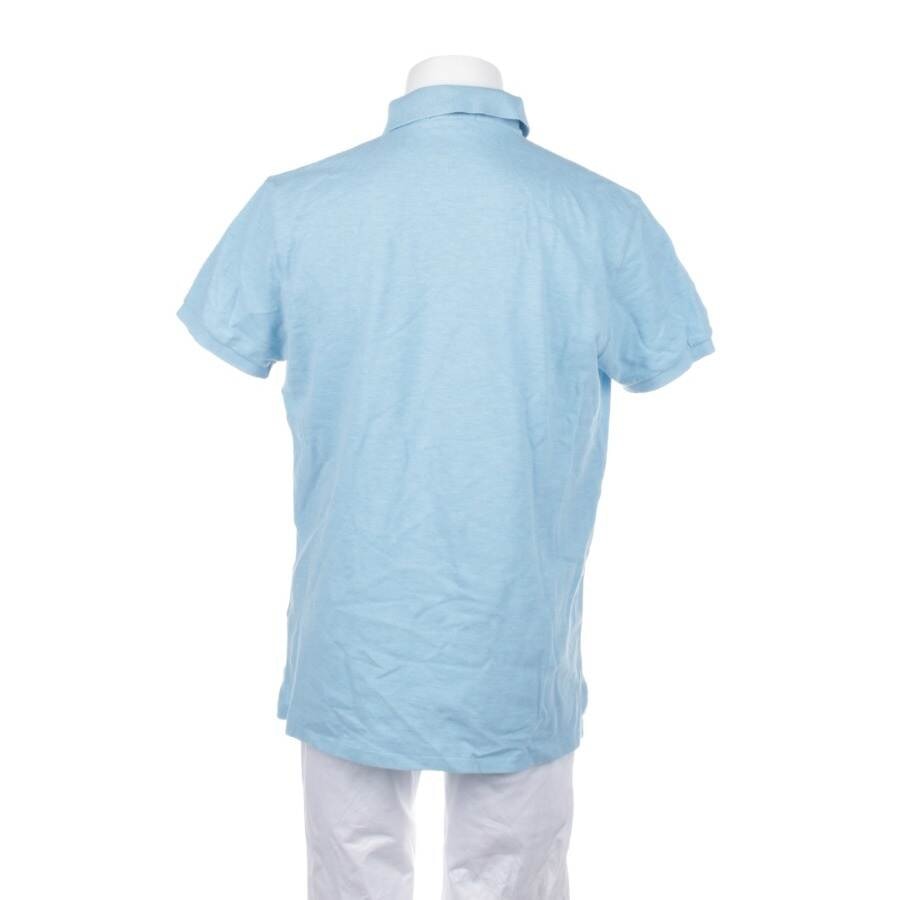 Image 2 of Polo Shirt L Lightblue in color Blue | Vite EnVogue