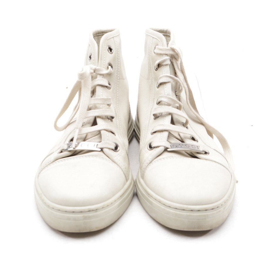 Image 2 of High-Top Sneakers EUR 36.5 Beige in color White | Vite EnVogue