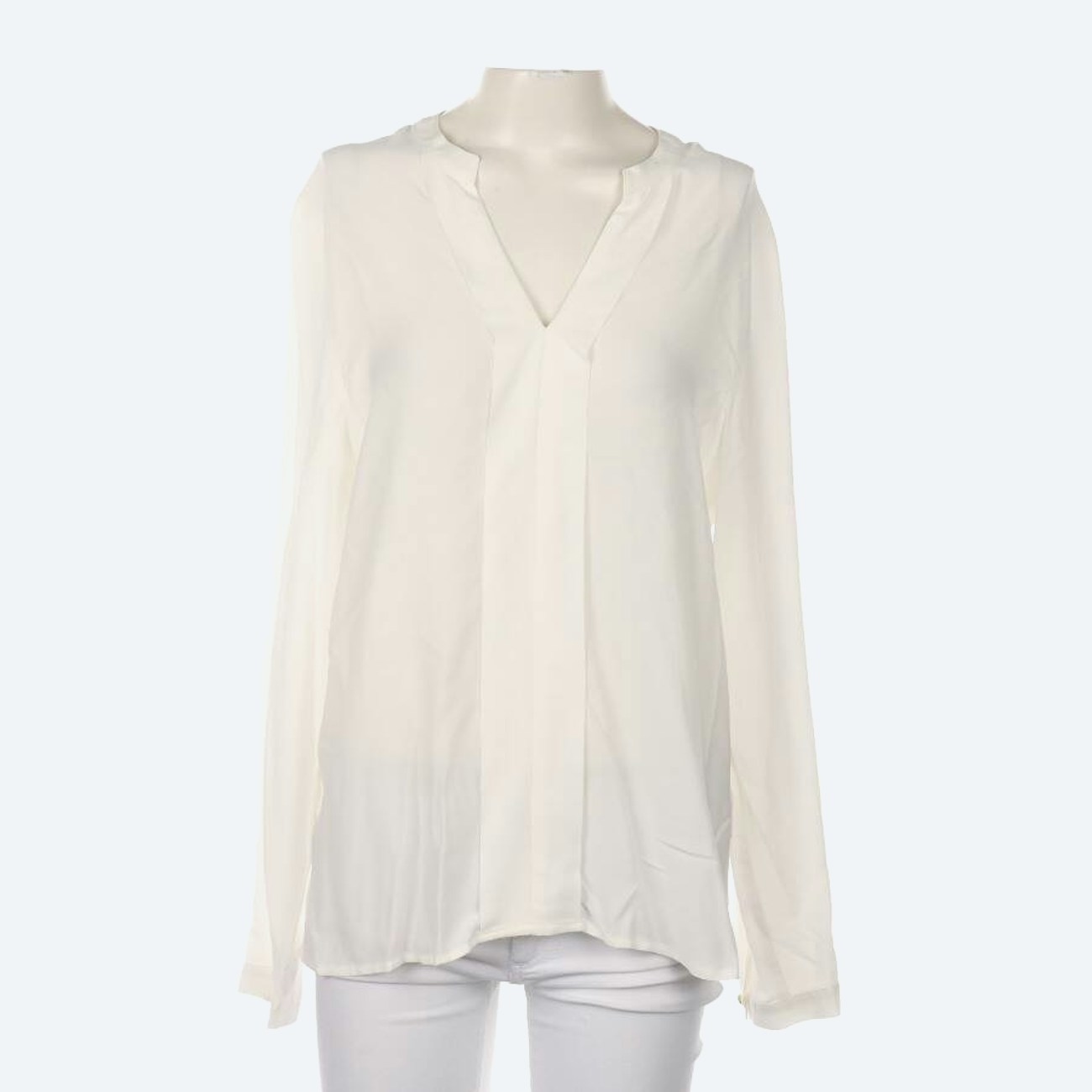 Image 1 of Shirt Blouse 38 White in color White | Vite EnVogue