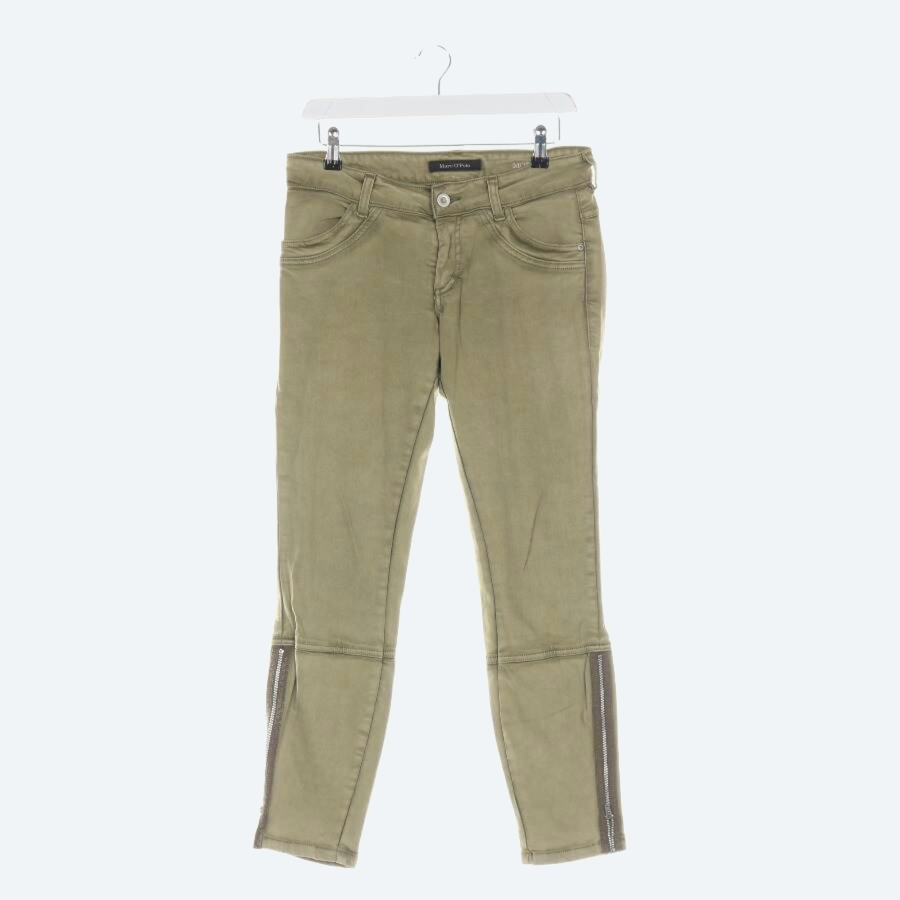 Image 1 of Jeans Skinny W28 Olive Green in color Green | Vite EnVogue