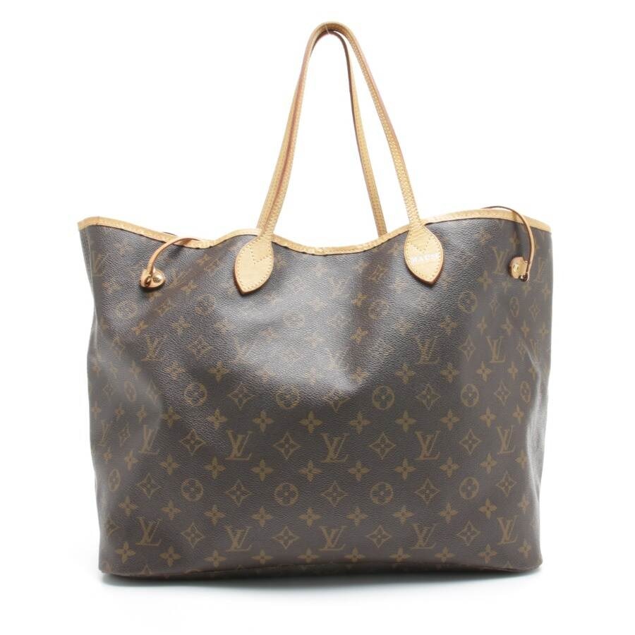 Image 1 of Neverfull GM Shopper Mahogany Brown in color Brown | Vite EnVogue