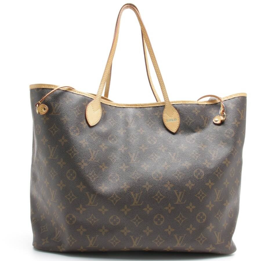 Image 2 of Neverfull GM Shopper Mahogany Brown in color Brown | Vite EnVogue