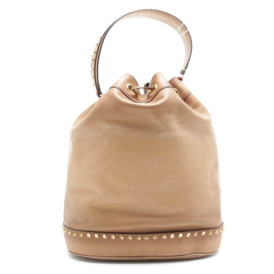 Image 2 of Rockstud Shoulder Bag Copper in color Brown | Vite EnVogue