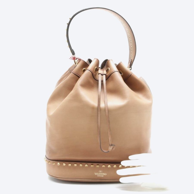 Image 4 of Rockstud Shoulder Bag Copper in color Brown | Vite EnVogue