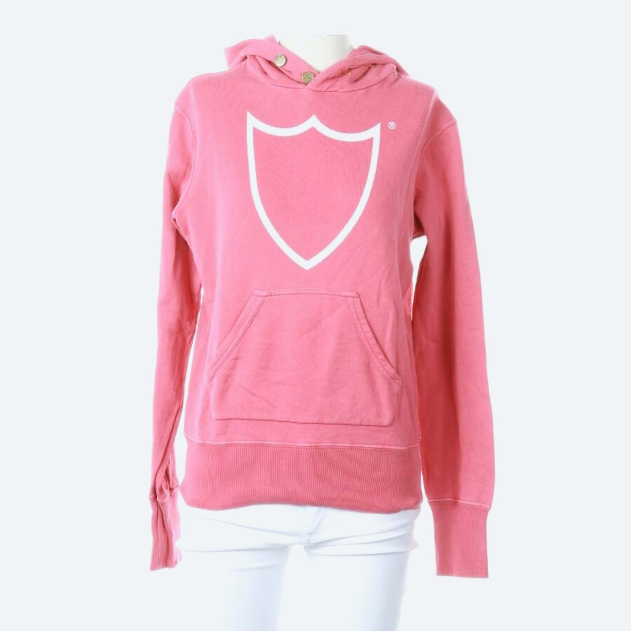 Image 1 of Hooded Sweatshirt M Fuchsia in color Pink | Vite EnVogue