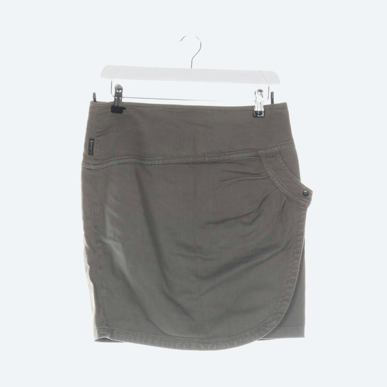Image 1 of Mini Skirt 42 Green in color Green | Vite EnVogue