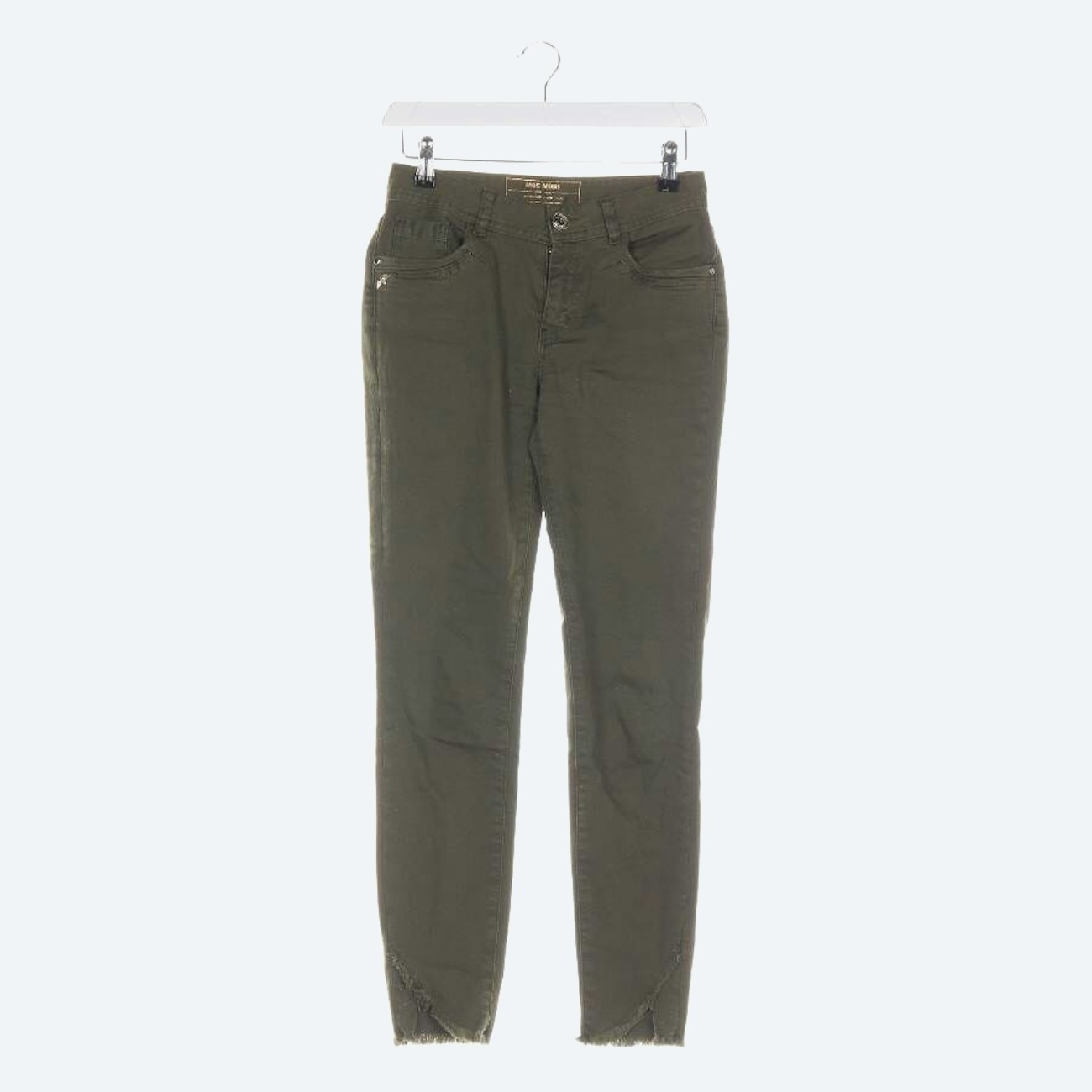 Image 1 of Jeans Skinny W25 Olive Green in color Green | Vite EnVogue