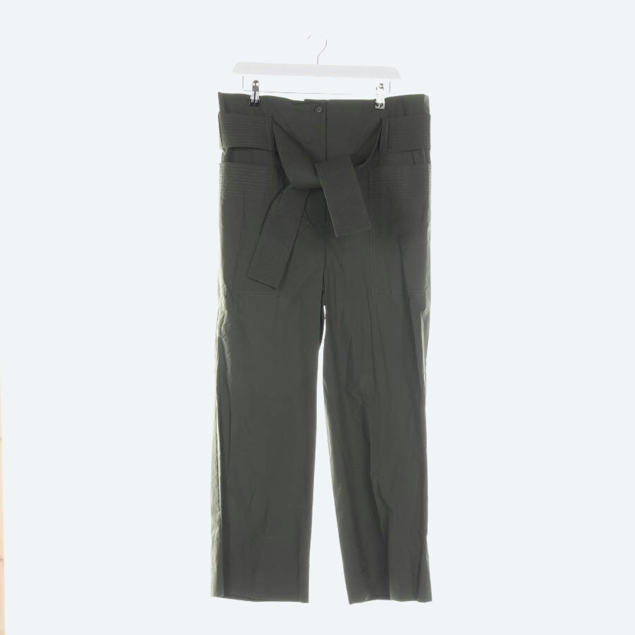 Image 1 of Trousers M Olive Green in color Green | Vite EnVogue