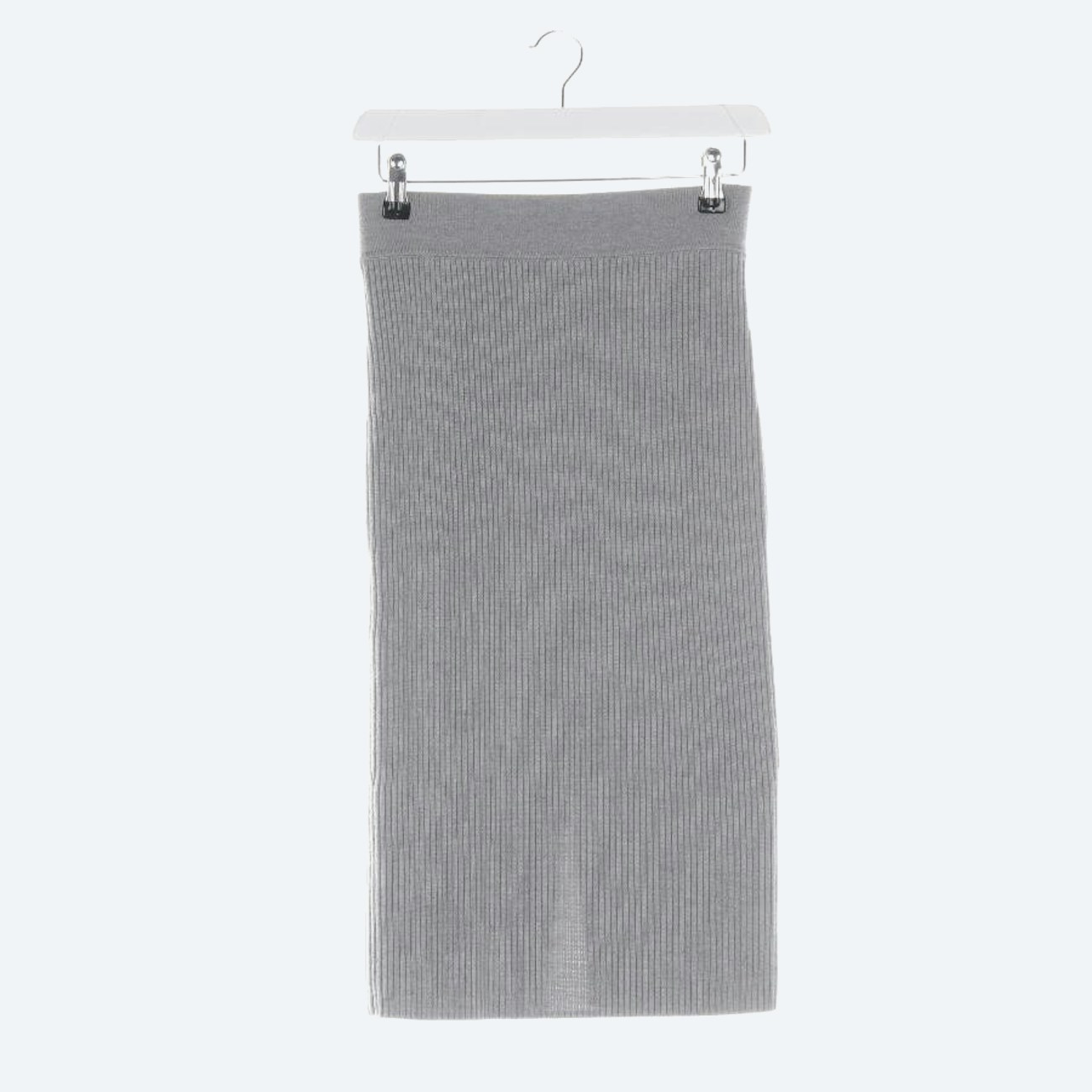 Image 1 of Wool Skirt XS Lightgray in color Gray | Vite EnVogue