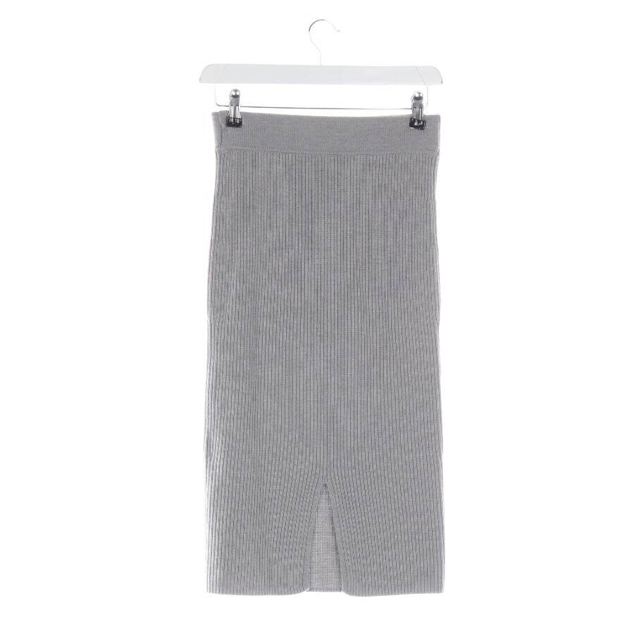 Image 2 of Wool Skirt XS Lightgray in color Gray | Vite EnVogue