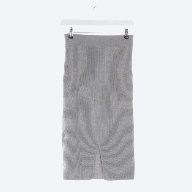 Image 2 of Wool Skirt XS Lightgray in color Gray | Vite EnVogue