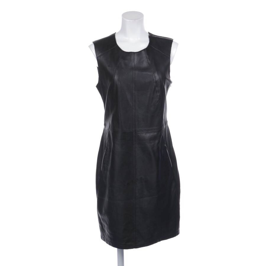 Image 1 of Leather Dress 40 Black in color Black | Vite EnVogue