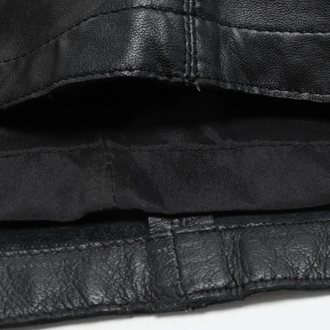Image 4 of Leather Dress 40 Black in color Black | Vite EnVogue