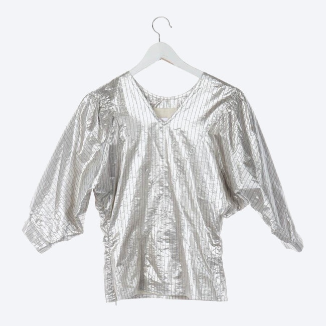 Image 2 of Shirt Blouse 32 Silver in color Metallic | Vite EnVogue