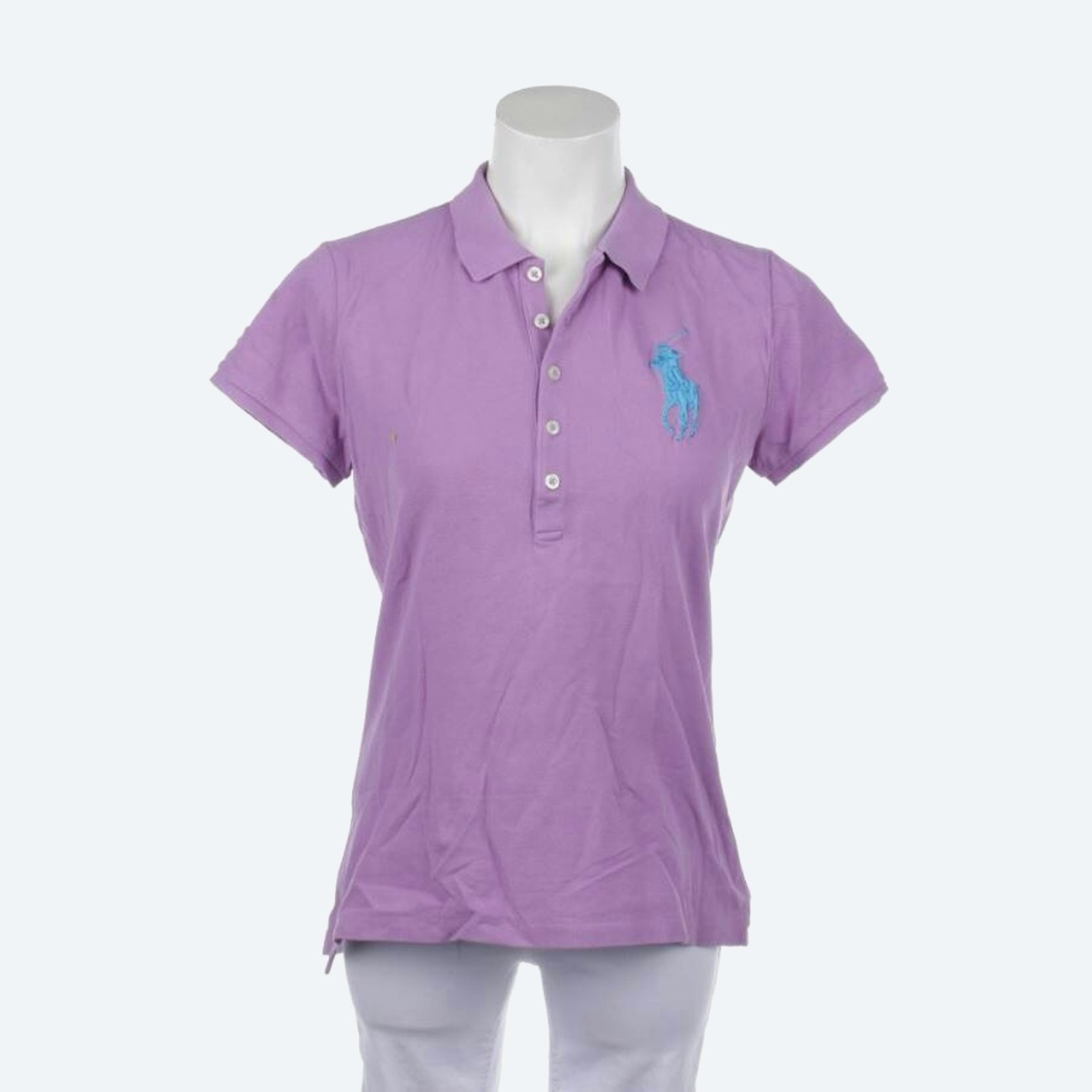 Image 1 of Polo Shirt L Purple in color Purple | Vite EnVogue