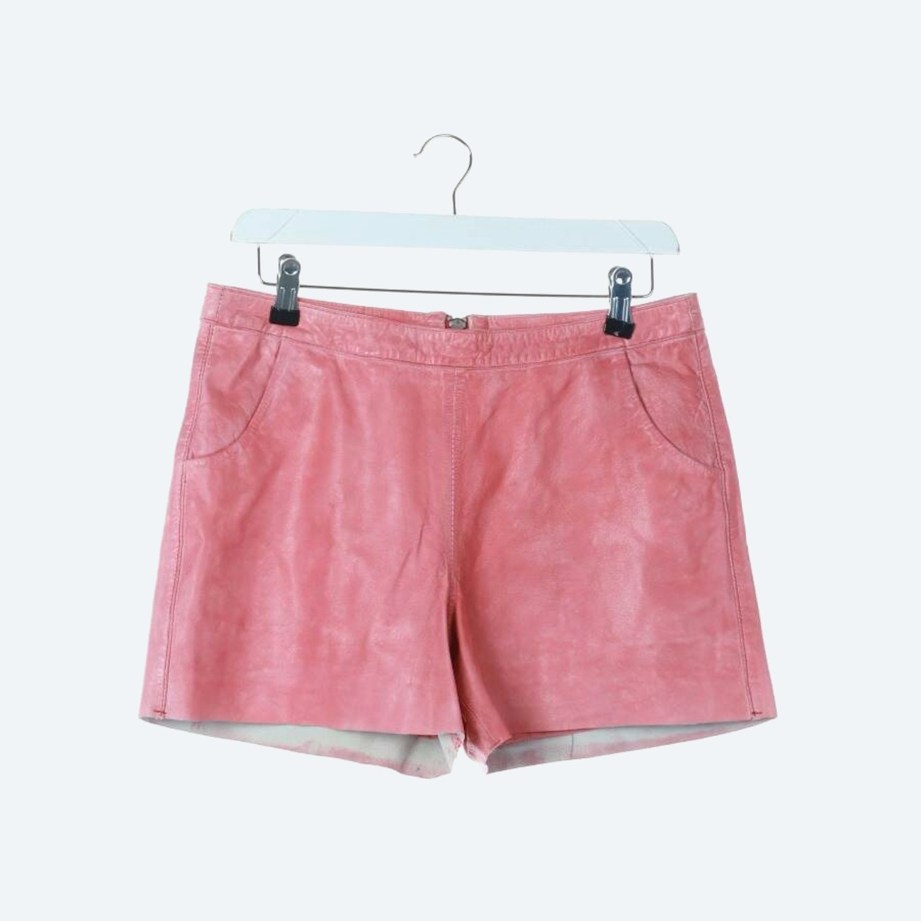 Image 1 of Leather Shorts 36 Peach in color Orange | Vite EnVogue
