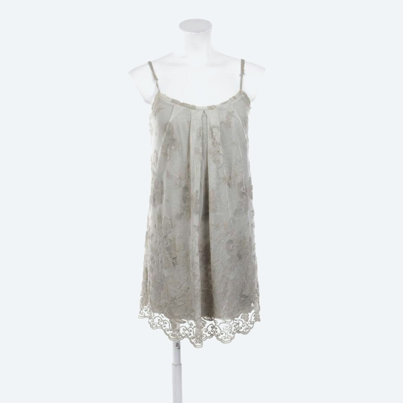 Image 1 of Mini Dress M Beige in color White | Vite EnVogue