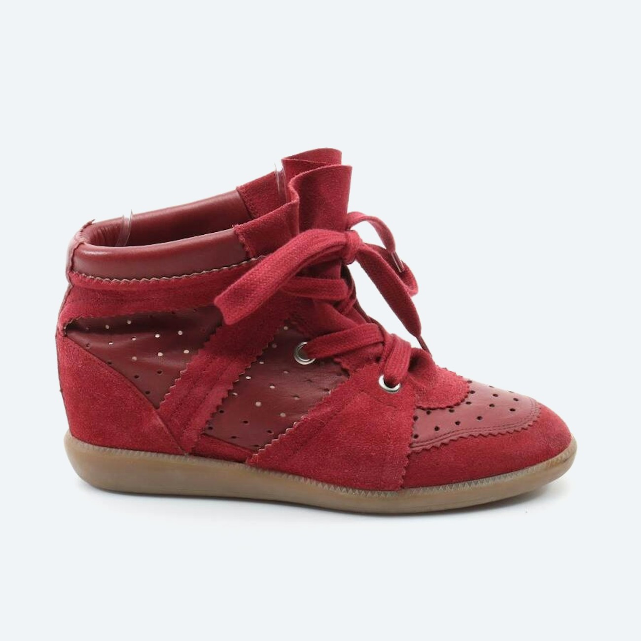 Image 1 of Bobby High-Top Sneakers EUR 41 Bordeaux in color Red | Vite EnVogue
