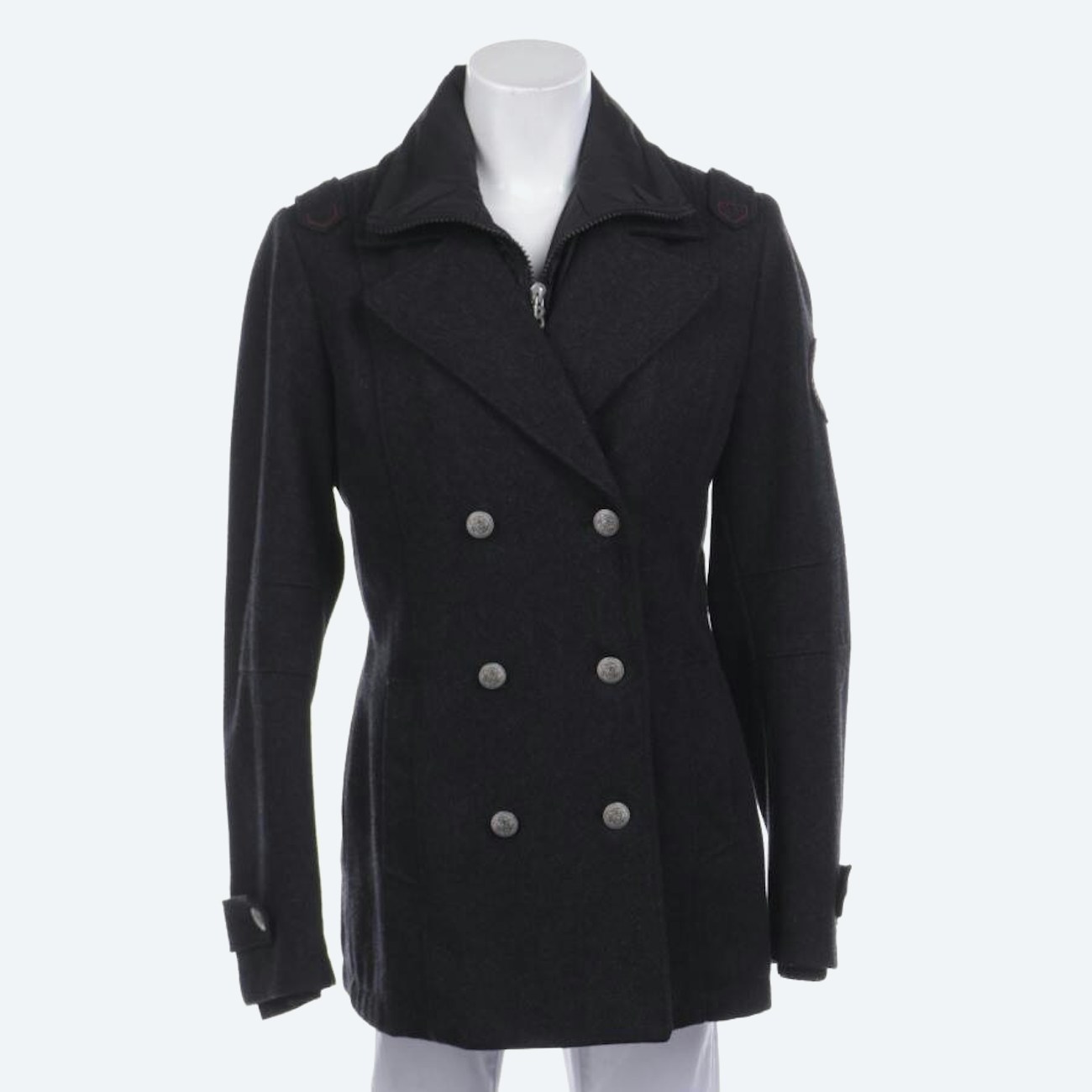 Image 1 of Winter Jacket 40 Dark Gray in color Gray | Vite EnVogue