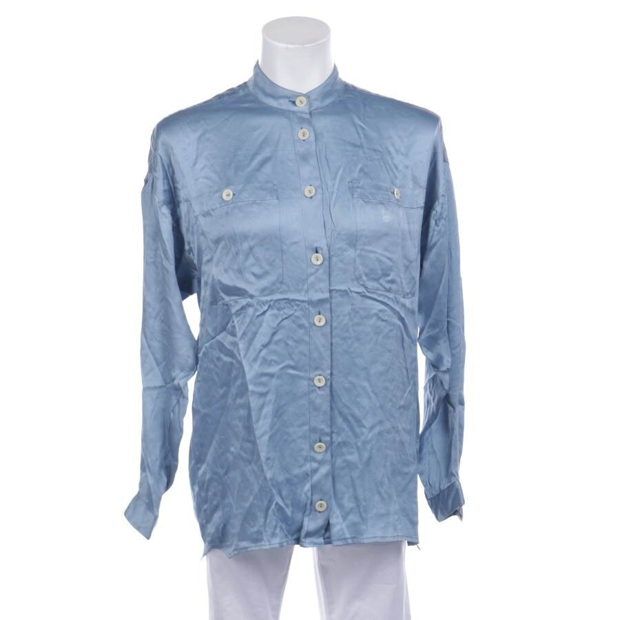 Image 1 of Silk Shirt XS Light Blue in color Blue | Vite EnVogue