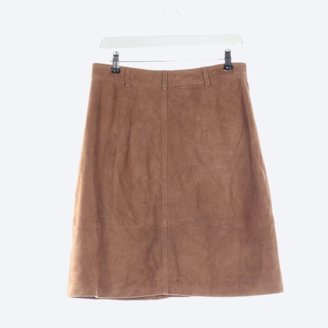 Image 2 of Leather Skirt 38 Camel in color Brown | Vite EnVogue