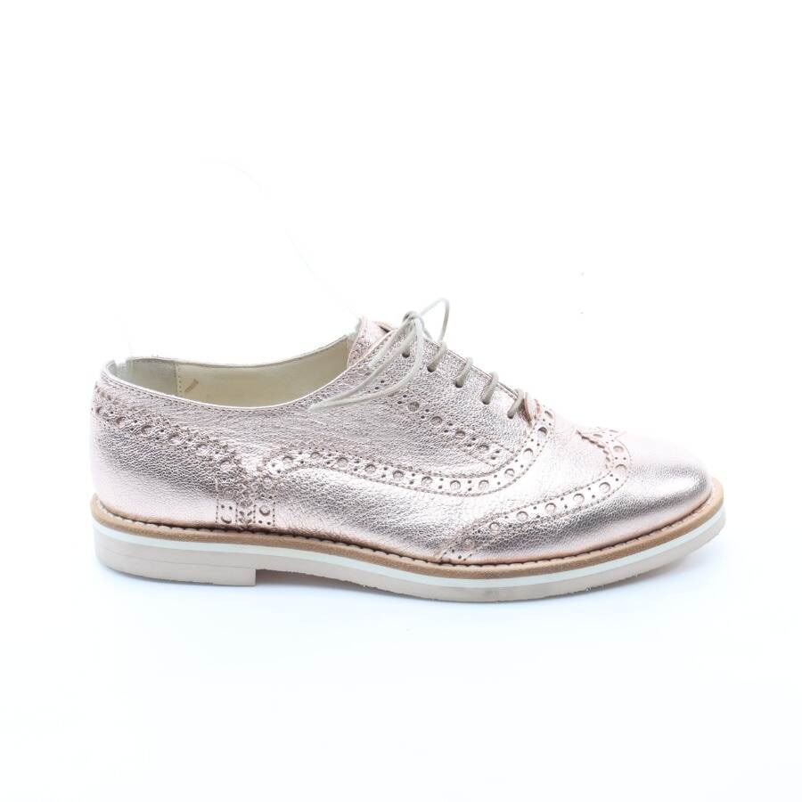 Image 1 of Lace-Up Shoes EUR 37 Rose Gold in color Metallic | Vite EnVogue