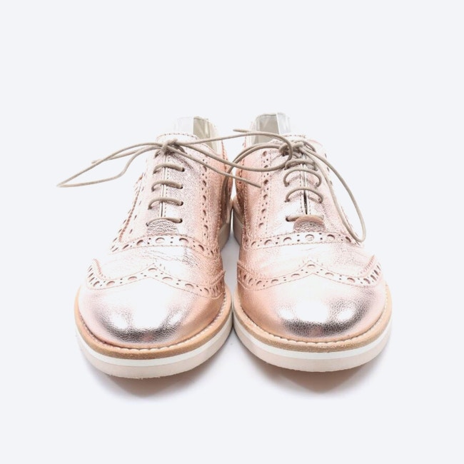 Image 2 of Lace-Up Shoes EUR 37 Rose Gold in color Metallic | Vite EnVogue