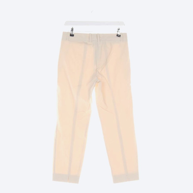 Image 2 of Trousers 36 Beige in color White | Vite EnVogue